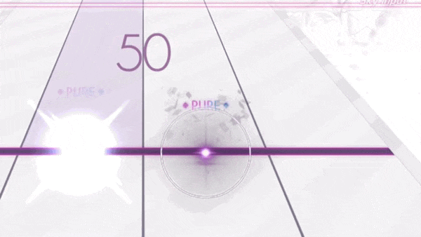 フロアノートを拾う様子